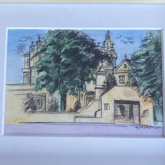 Romero Street in Old Town Albuquerque Giclee Print by Whiteman